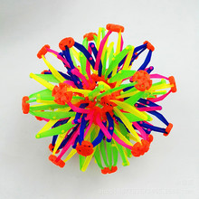 大小手抓开花球魔术可伸缩变大变小魔术球 地摊塑料玩具
