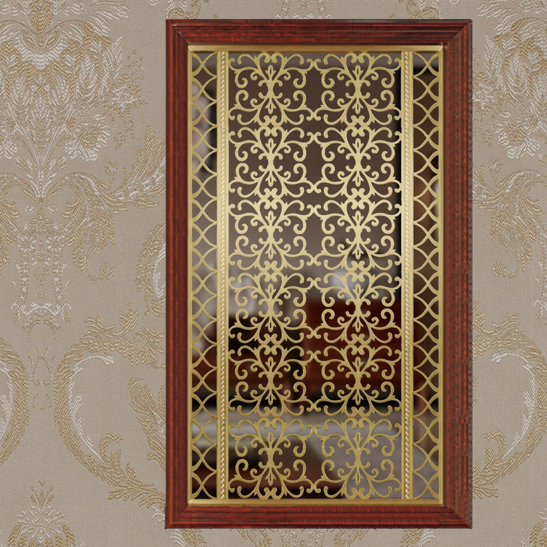 菲尔特品牌铜屏风镀金着色酒店展厅别墅豪宅玄关镂空欧式纯铜屏风