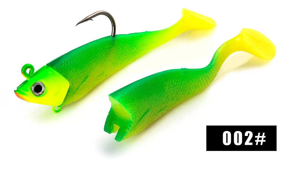 ftk速卖通爆款霸道铅头钩海鲈杀手鱼饵路亚饵铅头饵海钓船钓软饵