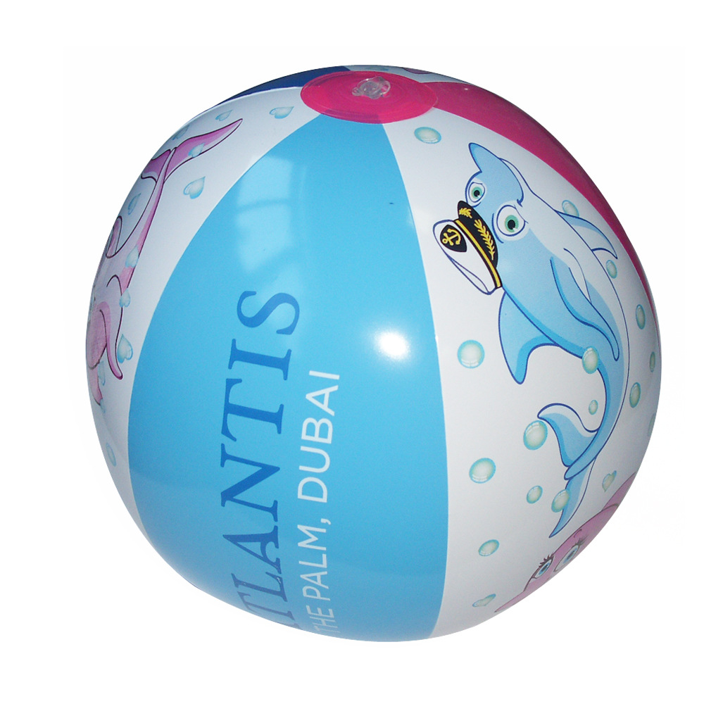 生产厂家供应pvc沙滩球 pvc充气沙滩球 可订制出口6片/8片沙滩球