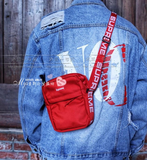 斜挎包supreme 18ss 44th shou