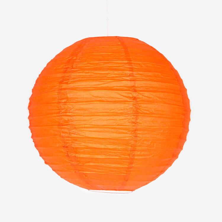 厂家批发白色灯笼中秋春节可折叠手工圆形婚庆纸灯笼喜庆用品装饰