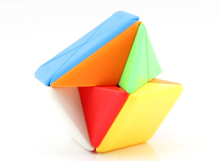 魔域魔方教室魔盒魔方 彩色拼接异形斜转儿童早教益智魔方玩具