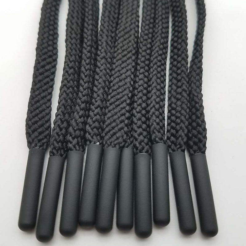 6cm涤纶扁绳束口抽绳腰绳帽绳头加工鞋带