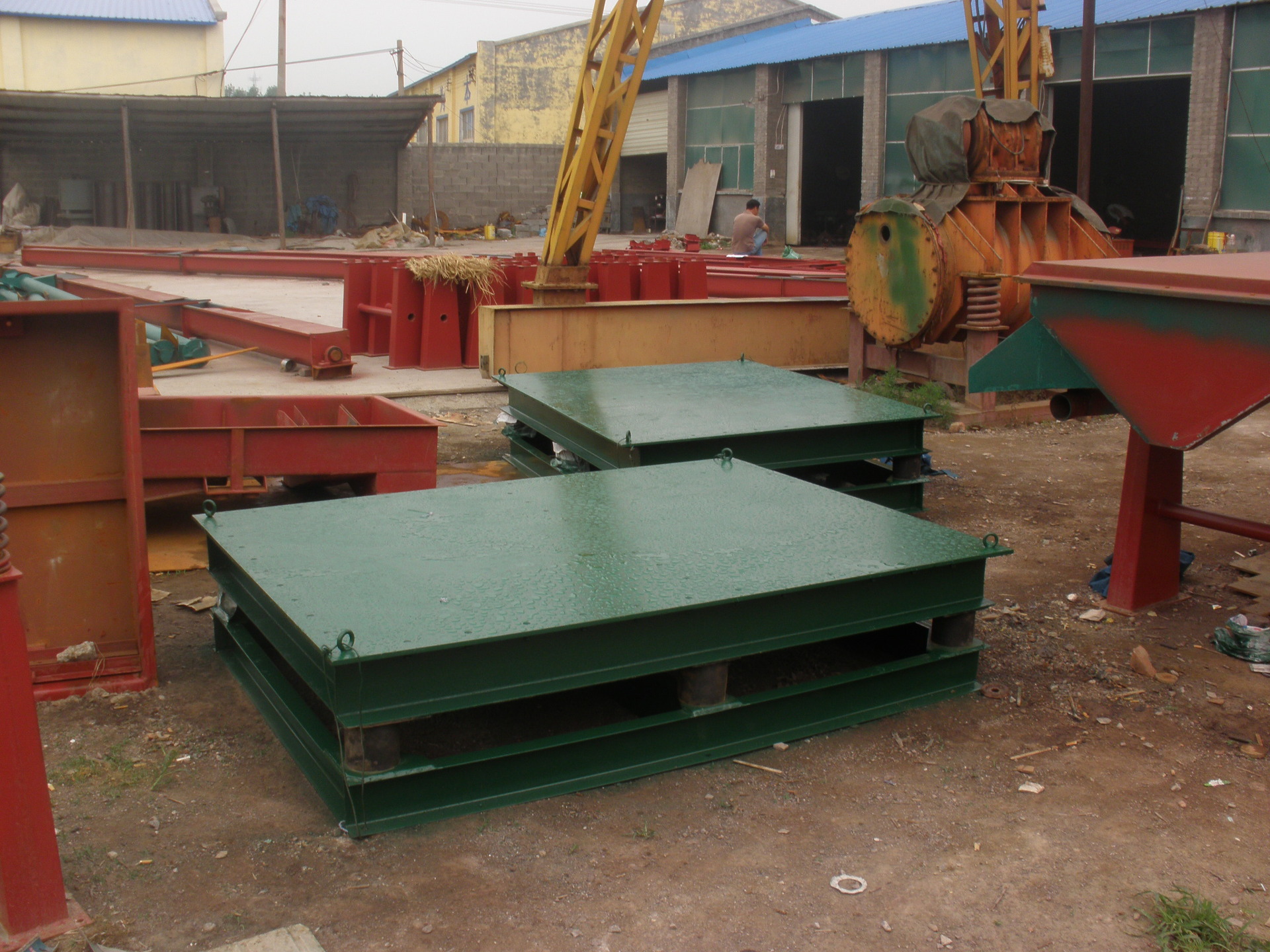 橡胶减震的混凝土振动平台振实台 震实台 鼎丰定制人防门振动平台