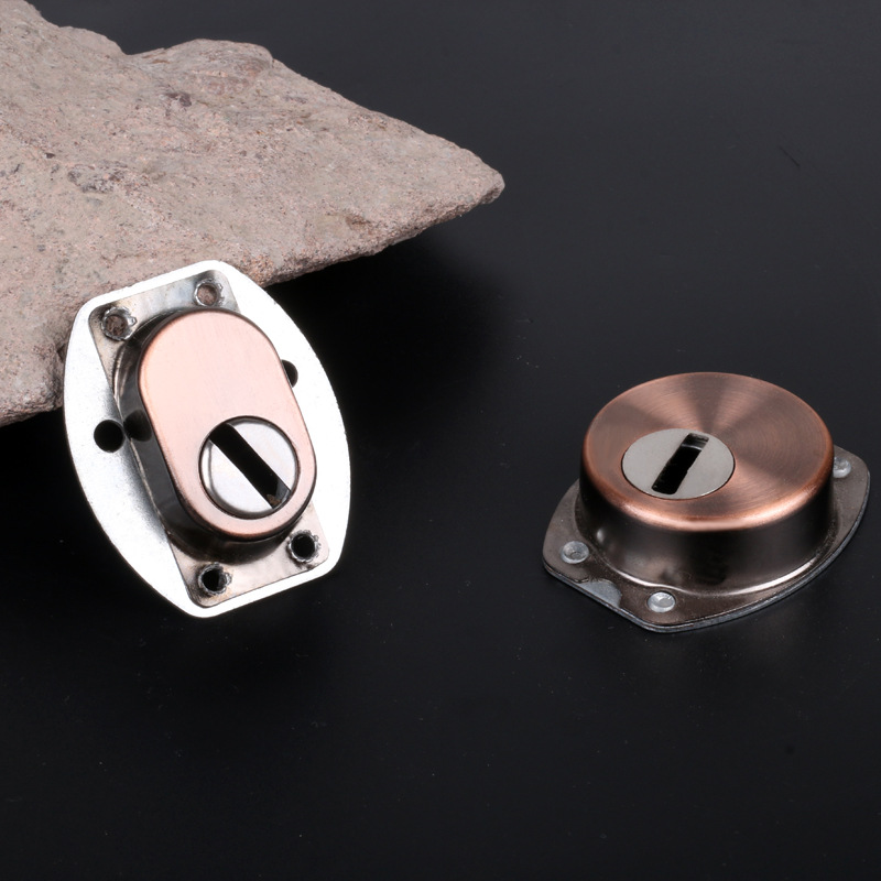 304厂家直供圆形成套红古铜护锁器 防盗锁护锁器 锁盖锁帽