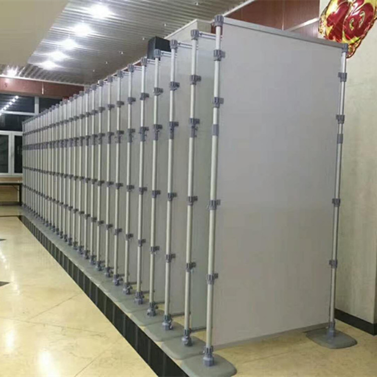 户外注水屏风展示架铝合金快展展架快展背景架kt板展架快速布展