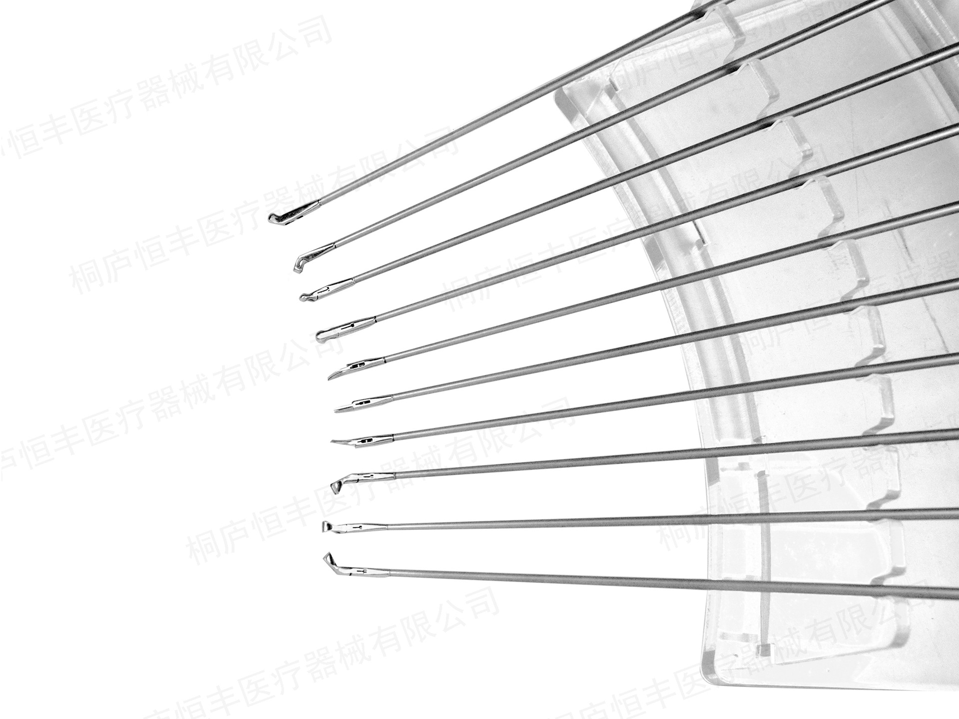 耳鼻喉科手术器械 显微喉钳 三角头直型