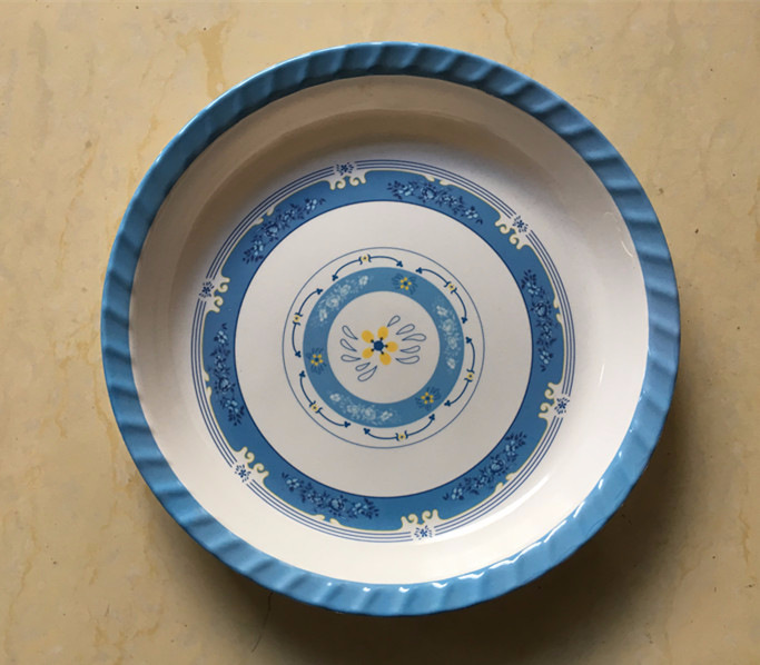 厂家供应 密胺大尺寸托盘 花色可选密胺餐具