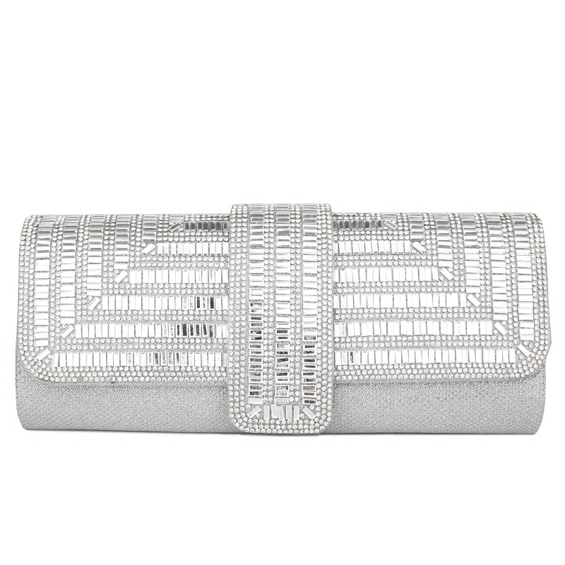 Europe and America Cross Border Dinner Bag Rhinestone Clutch Party Bag with Diamonds Fashion Envelope Bag Crossbody Women's Bag Factory Direct Sales