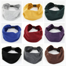 Fashion Women Solid Color Hair Bands Yoga Headbands