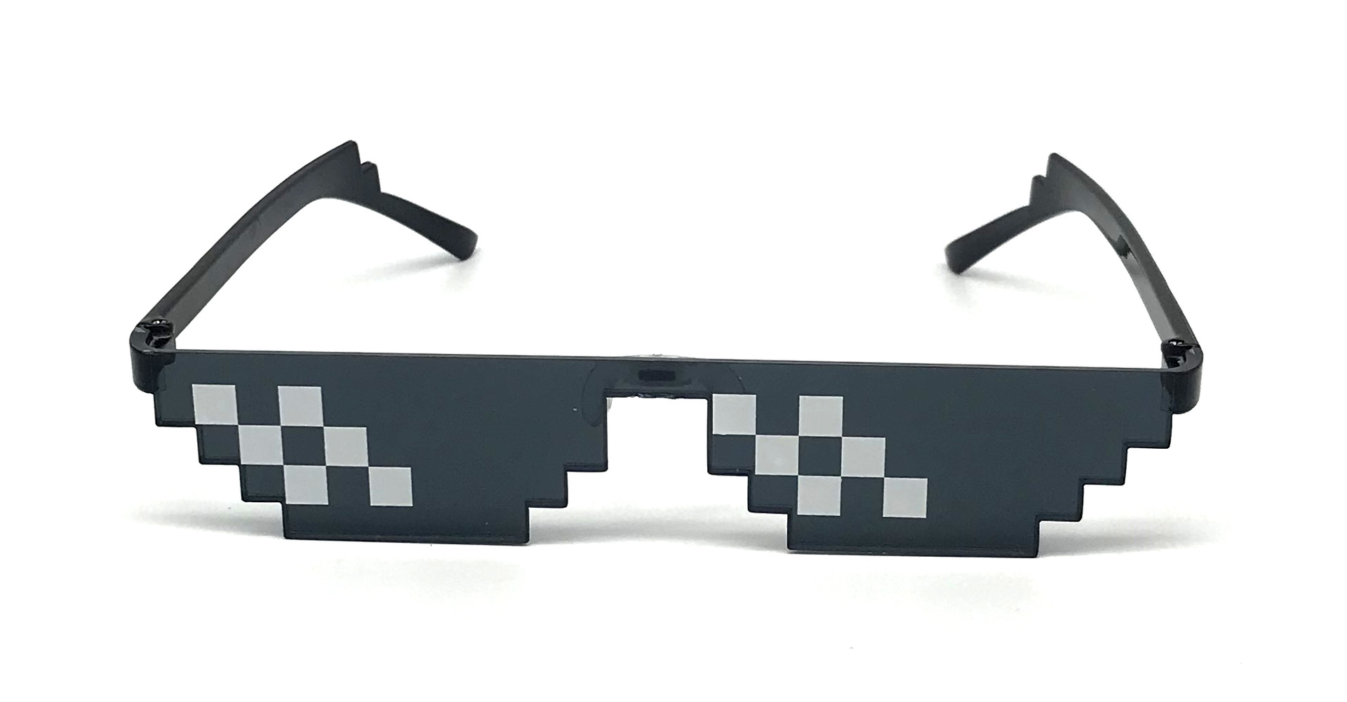 新款马赛克眼镜 二次元装逼太阳镜 我的世界个性像素墨镜男女通用