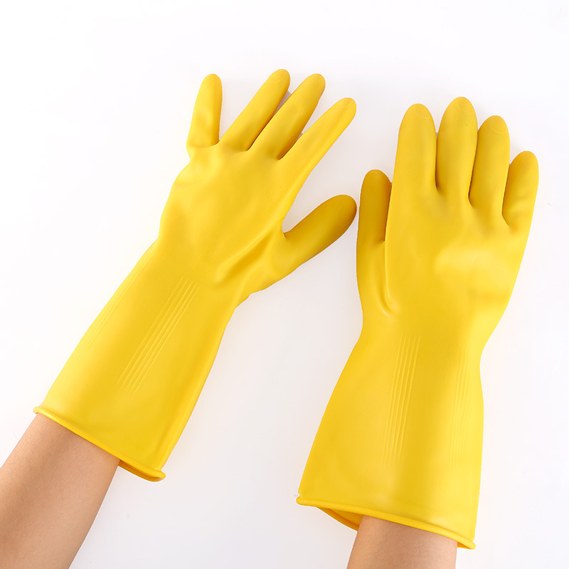 南洋雄风新一代防护乳胶特厚耐酸耐碱天然乳胶耐磨舒适清洁手套