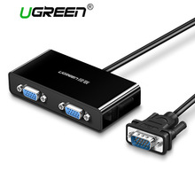 Ugreen 2 Ports VGA Switch Splitter VGA Male to Two Female