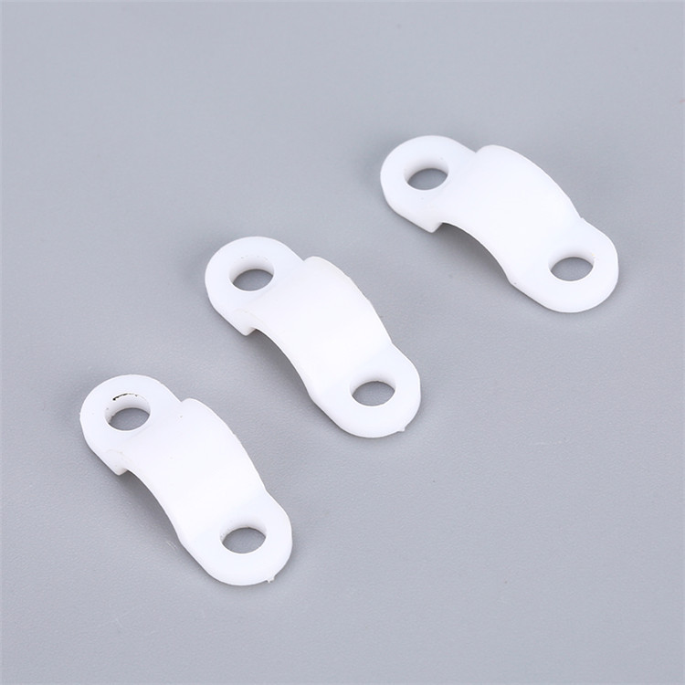 塑料一字压线板 弧形桥型电缆电线压线片 拱桥 压线夹全国优惠价