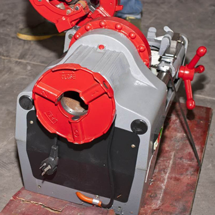 电动型1寸2寸水管管子外螺纹套丝机 手持便携式管子攻丝机 套丝机