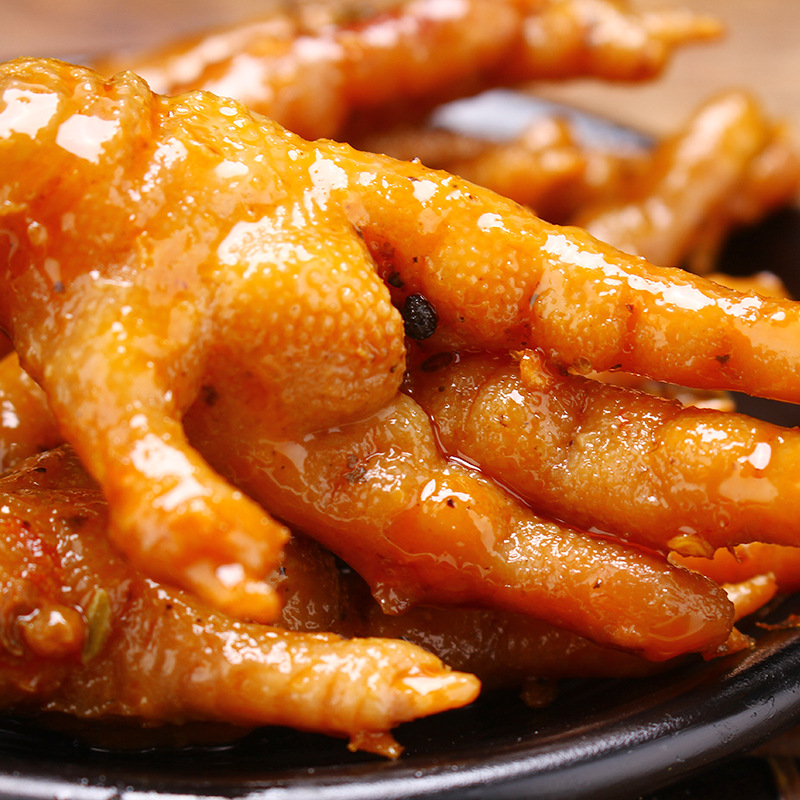 香辣凤爪200g 麻辣五香凤爪休闲卤味四川特产凤爪小吃