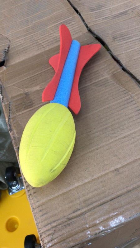 epp软体儿童标枪训练投掷器飞雷幼儿园感统训练器材婴幼儿教具