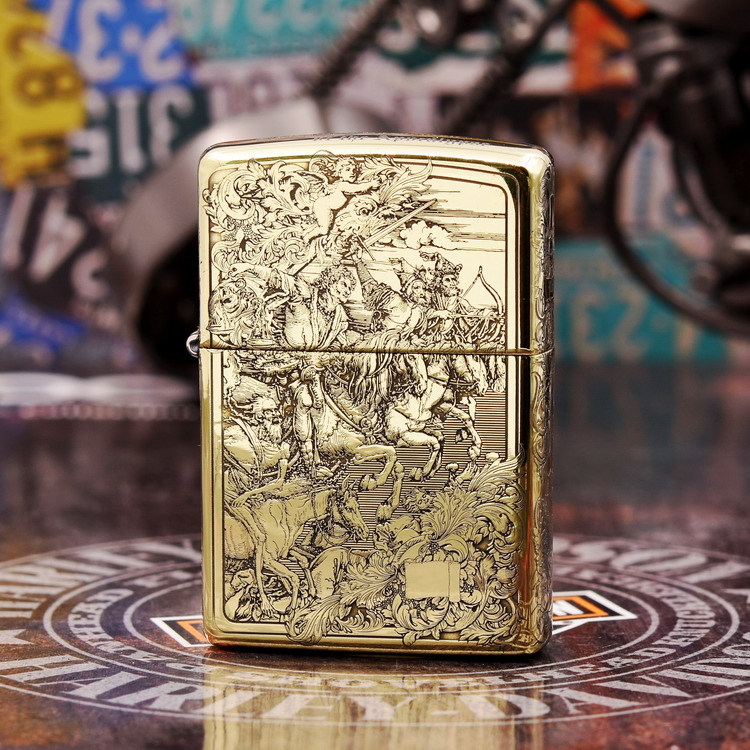 zippo 纯铜精雕 启示录之新款天启四骑士