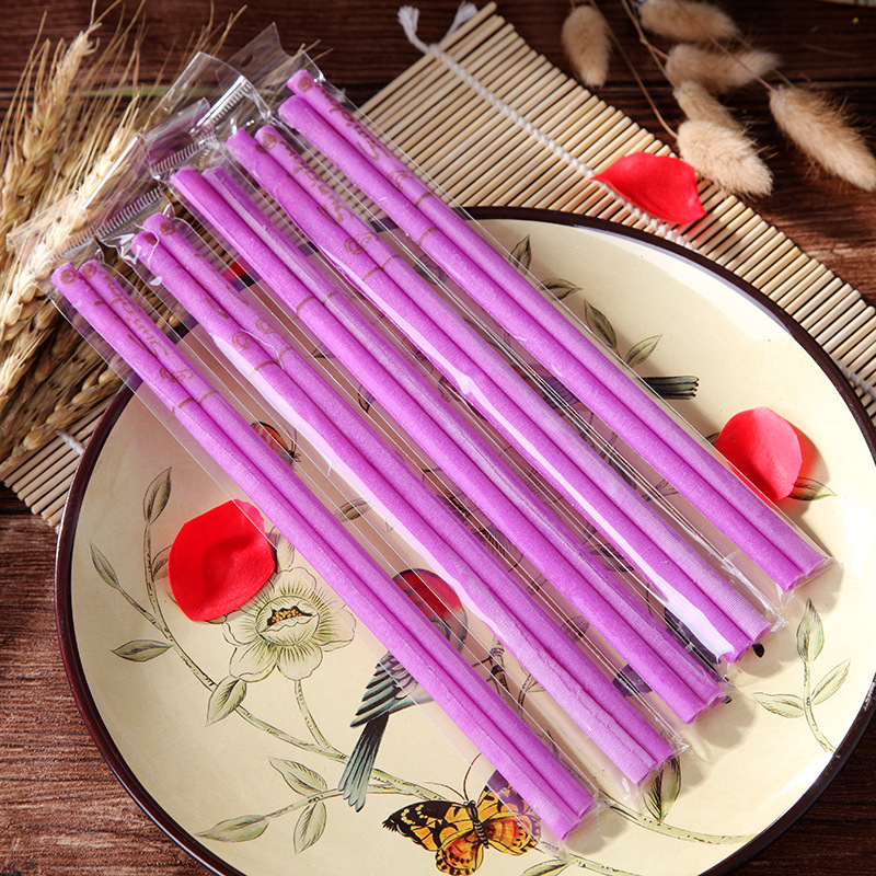 美容院耳烛金耳爽香薰耳烛棒芳香喇叭形耳烛直筒不带塞耳烛