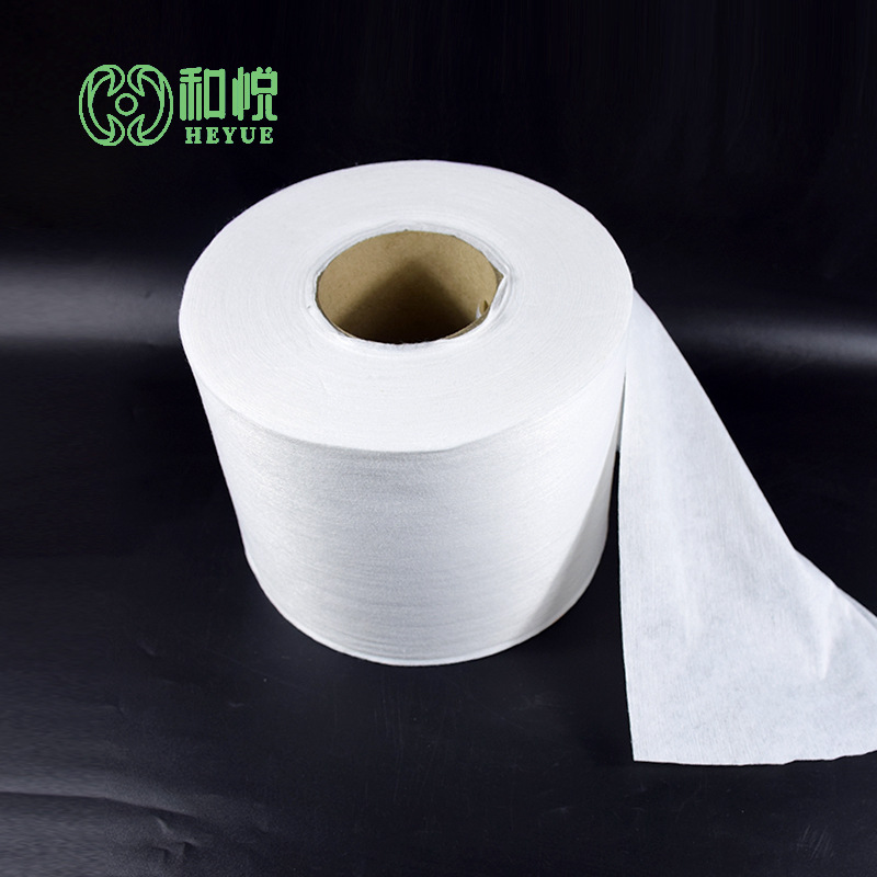 厂家直销 平纹水刺无纺布 黏胶30% 涤纶70% 定制幅宽 克重 配比