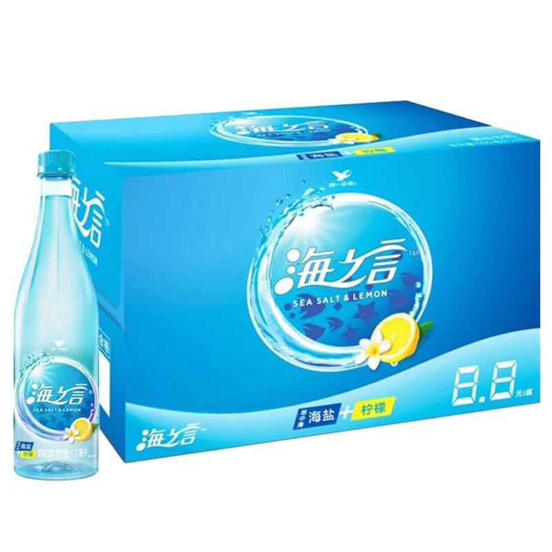 大量批发 统一海之言柠檬味饮料500ml15瓶