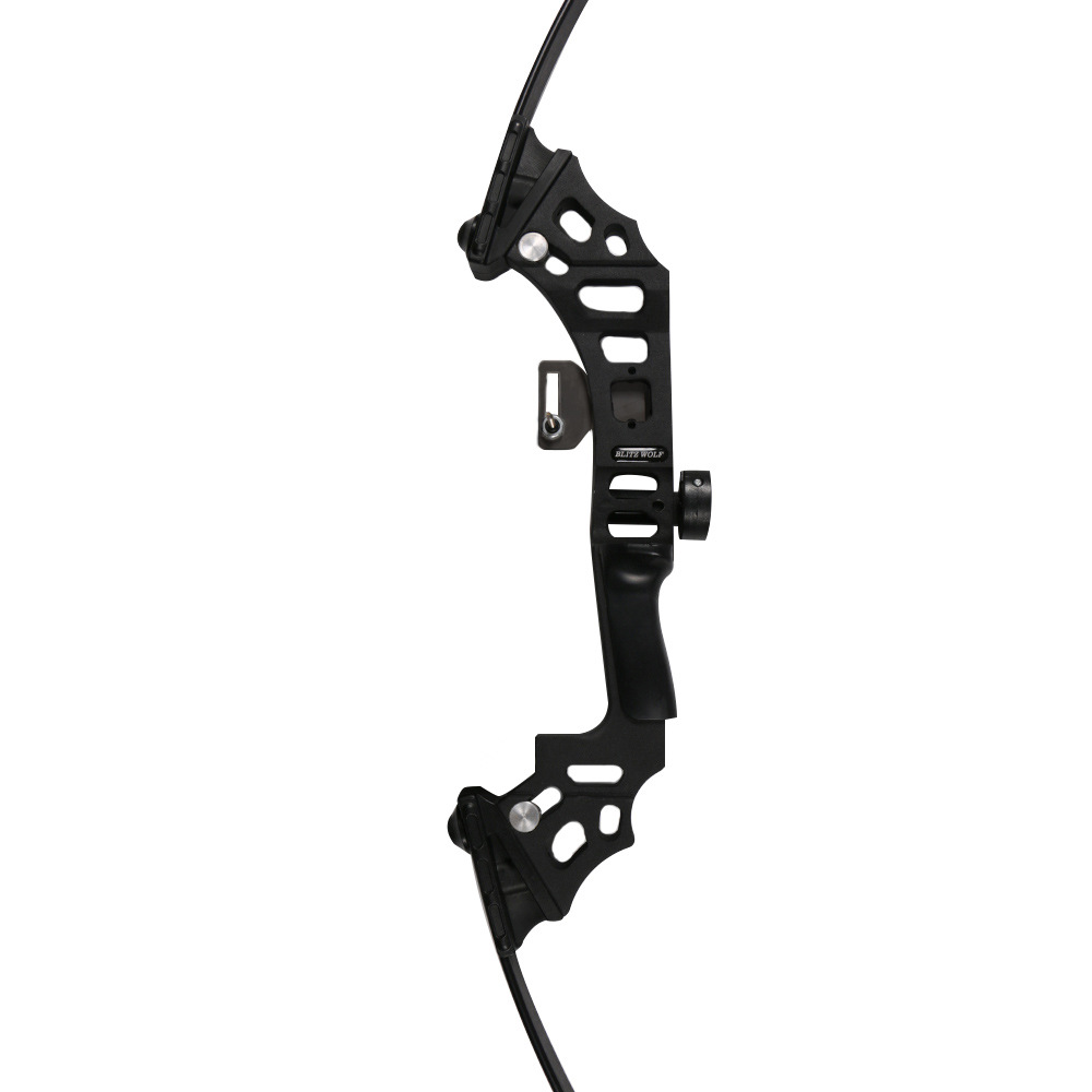 huwairen直供 51英寸金属弓把闪狼直拉弓 玻纤弓片弓箭