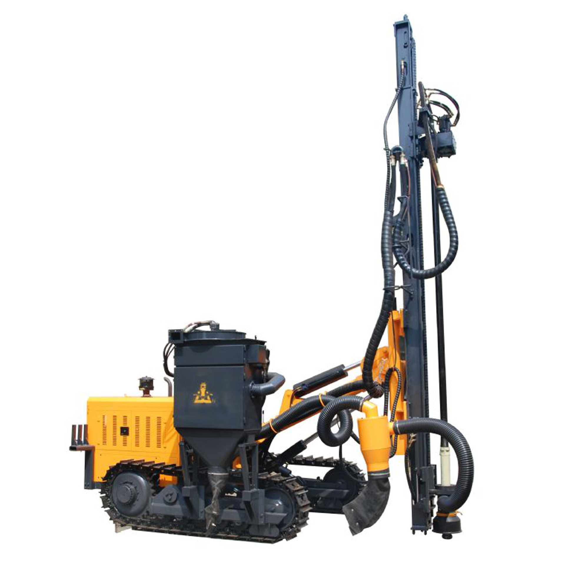 湖南开山环保型露天潜孔钻车kgh5 孔径105-125 干式除尘 矿山用