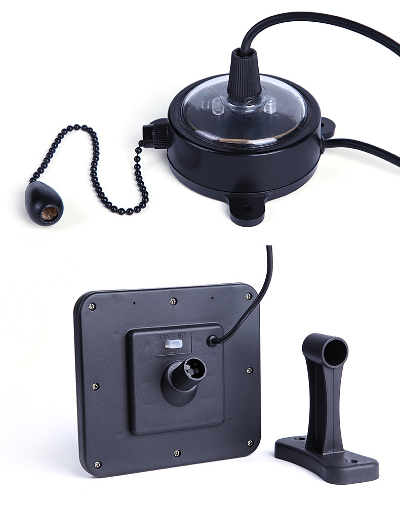 跨境书房不锈钢吊灯 拉绳太阳能投光灯 室内应急灯走廊照明庭院灯