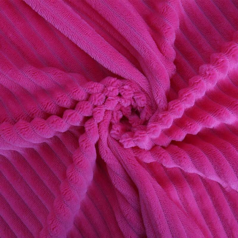 厂家直销单面法兰绒抽条 割绒 服装家纺玩具绒布面料