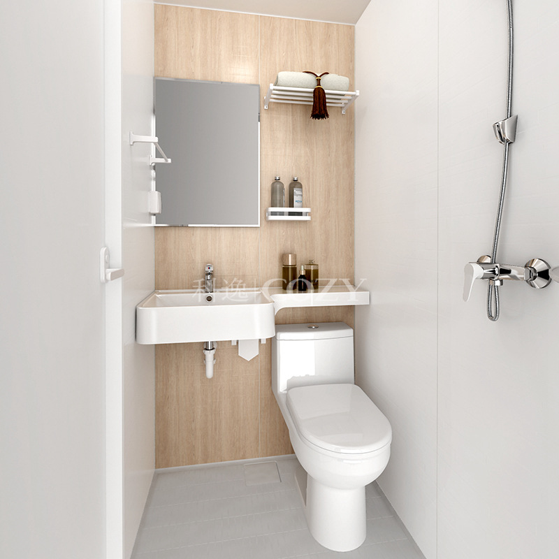 科逸整体浴室 卫生间装修 酒店一体式集成卫生间 宿舍卫浴 价格电议