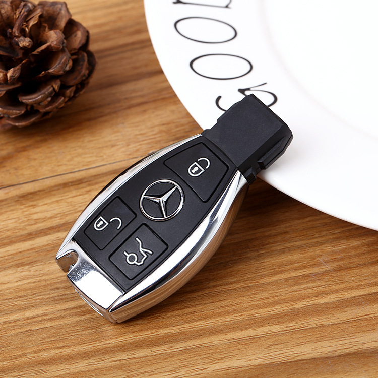 奔驰e级c级车钥匙 新款奔驰c180e260e300智能卡遥控钥匙替换外壳
