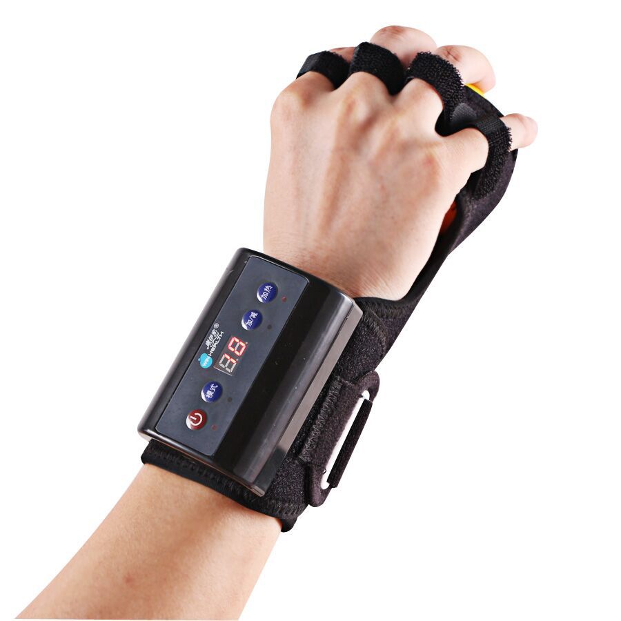 手指康复训练器材脑偏瘫手部锻炼分指板矫正充电动热敷按摩球