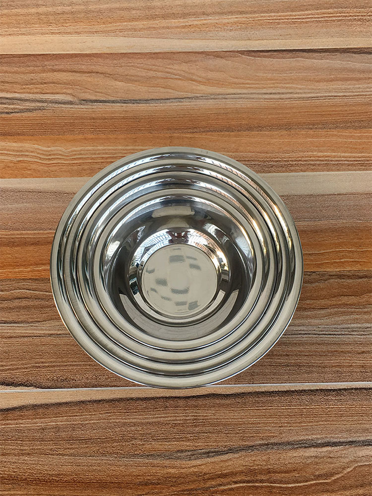 不锈钢无磁码斗 加厚圆型汤盆深盘调料盆 面粉碗酒店用品工厂食堂