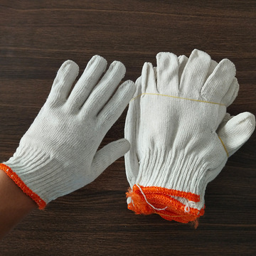 劳保用品小劳保手套棉线手套线加丝手套工地搬砖修车耐脏劳保手套