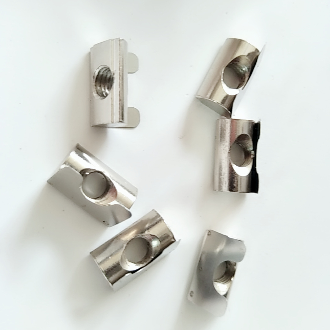 欧标弹片螺母 铝型材用20304045系列弹片螺母 m4m5m6m8非标螺母