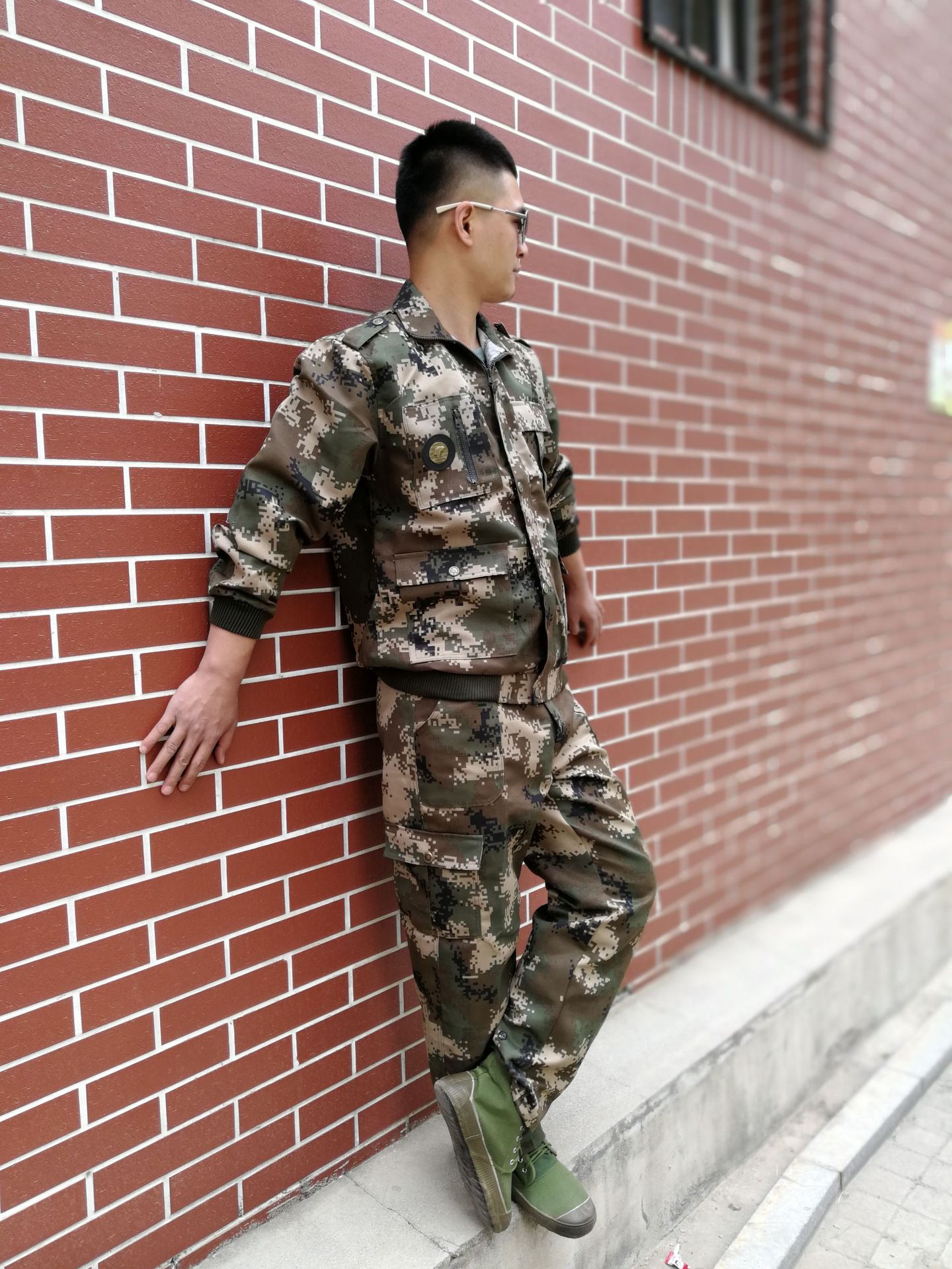 户外新款09武迷军迷迷彩服套装丛林作训军训服耐磨工装劳保工作服