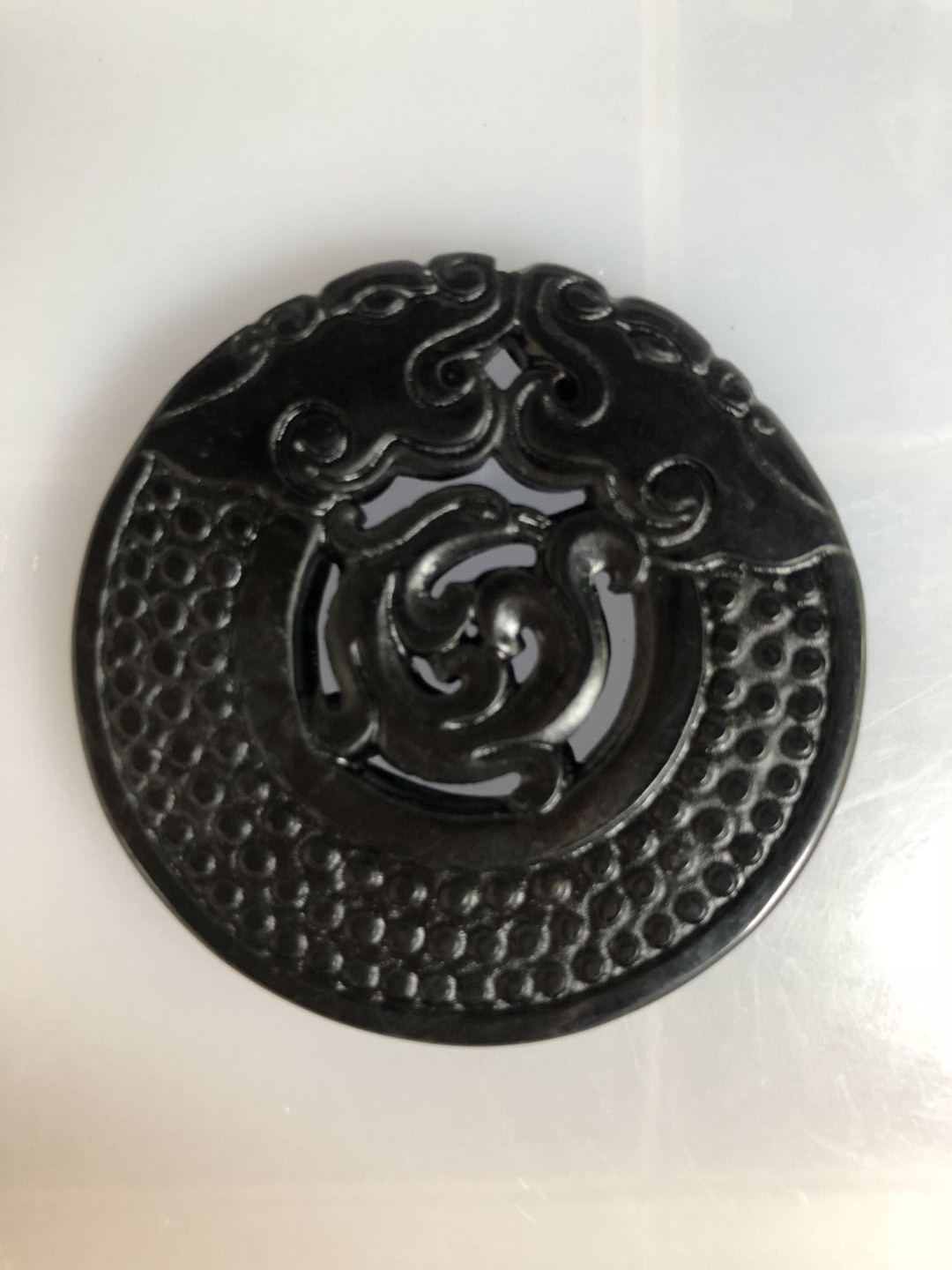 厂家直销 天然黑绿玉双面镂空多款玉坠吊坠男女款diy配饰玉佩饰品