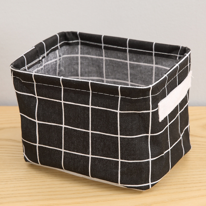 Fresh Pastoral Cloth Storage Basket Nordic Style Storage Box