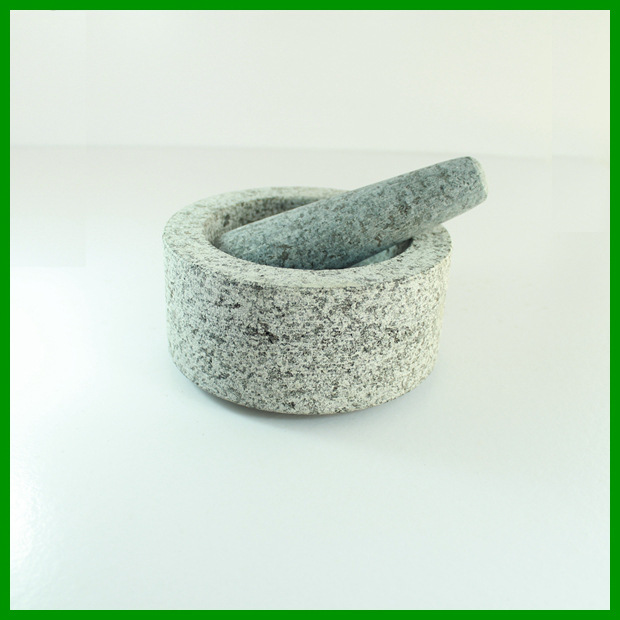 石杵蒜罐子石臼捣蒜罐研磨器蒜臼子石碗蒜钵mortar and pestle