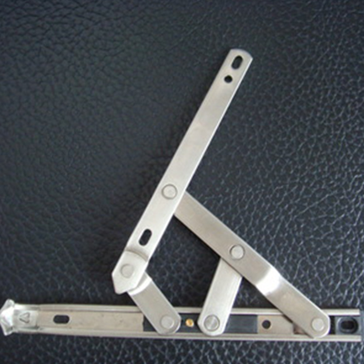 14寸平开四连杆18方槽生产 铝合金窗撑杆铰链平开窗限位器 可定制