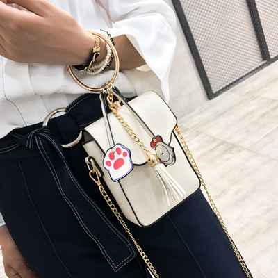 少女小挎包2018新款超迷你小包女chic链条包百搭可爱小包包学生萌