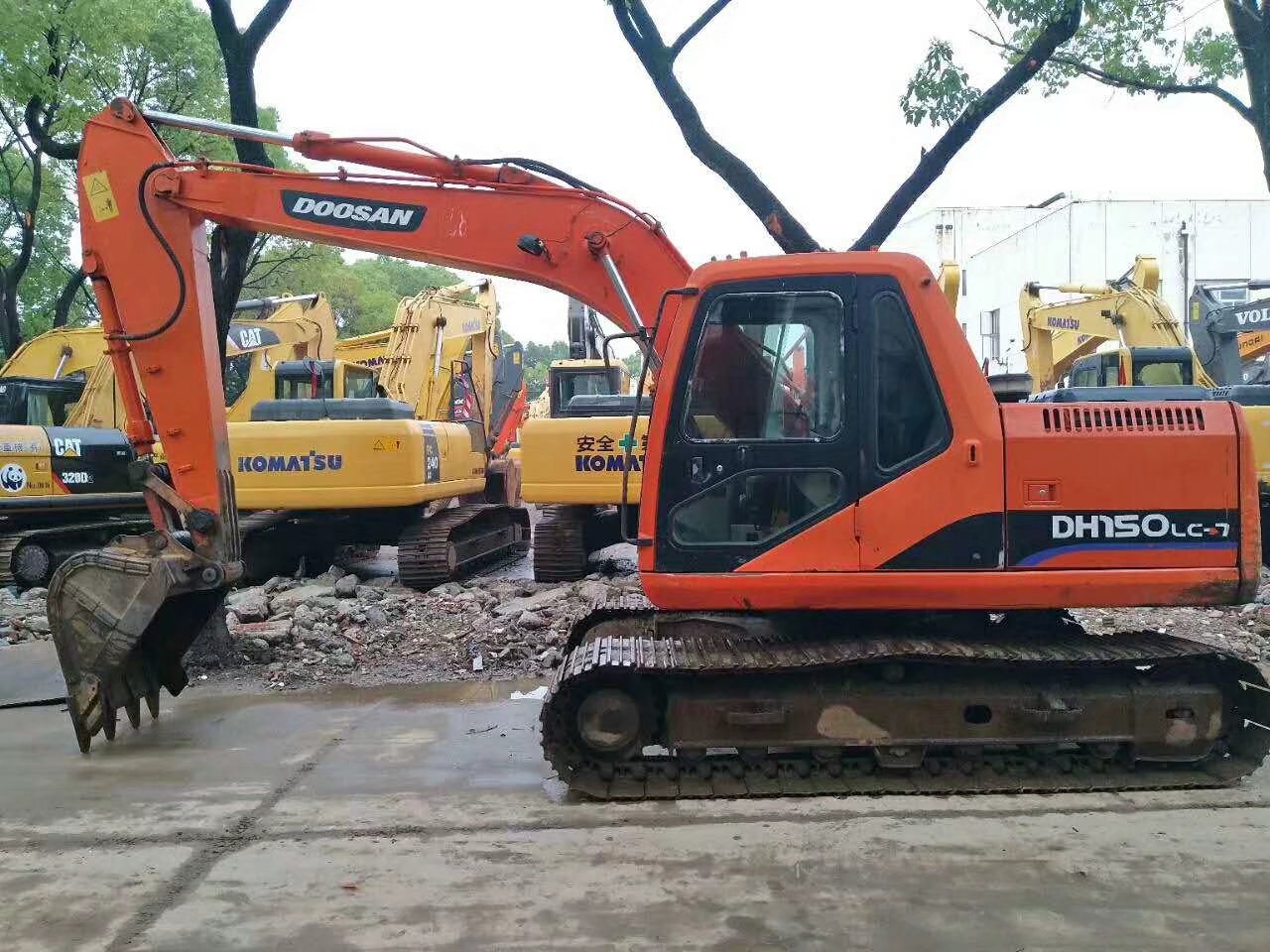 二手韩国斗山150中型挖机车况精品价格多少钱