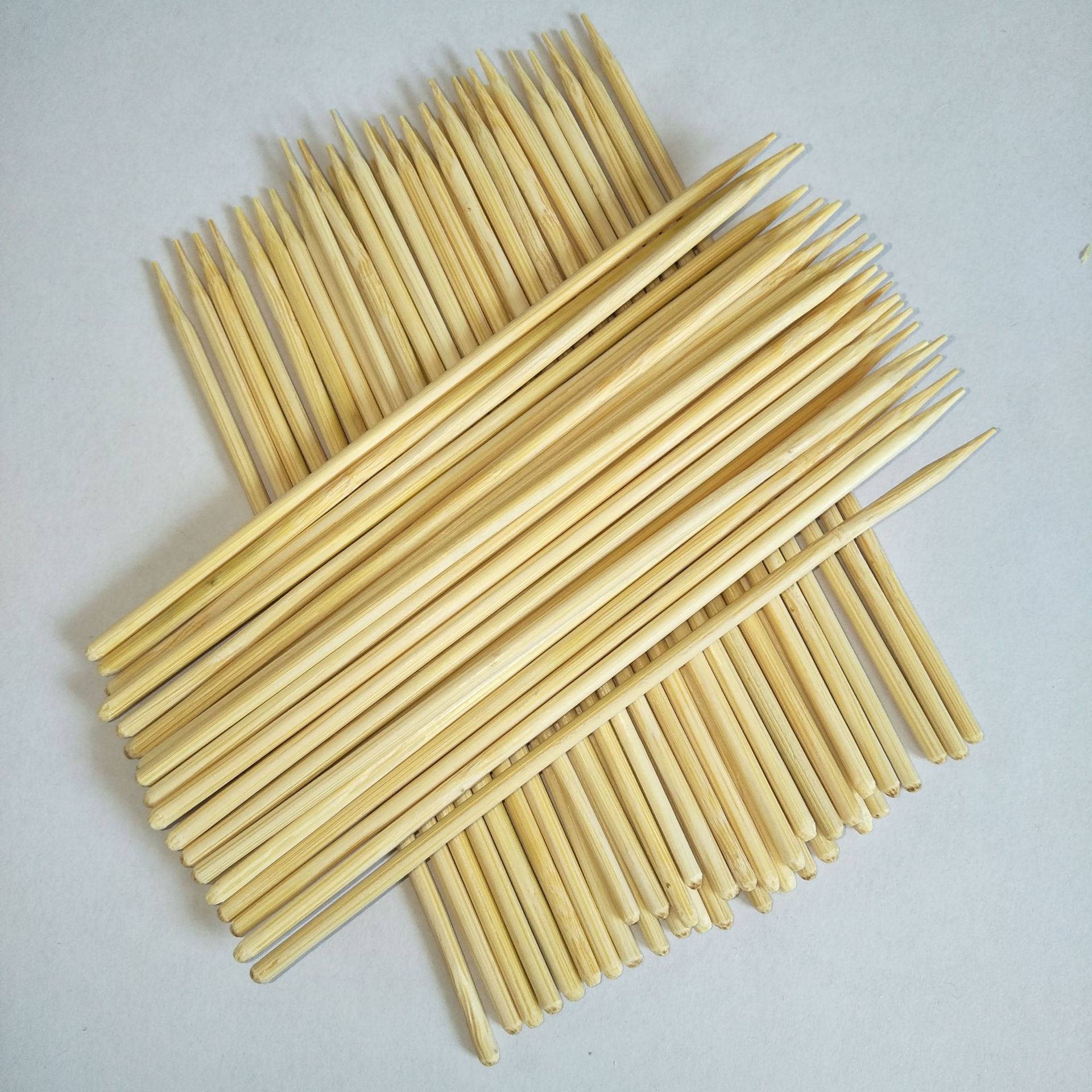 定制2.0x12.5酱香饼食品签 一次性烧烤羊肉串炸串签 烧烤工具竹签