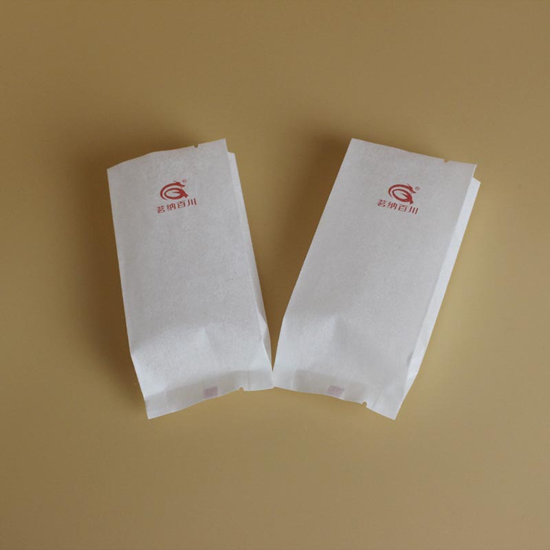 厂家订制印刷 10g 30g无异味小白棉纸单泡茶内袋 真空压缩纸袋