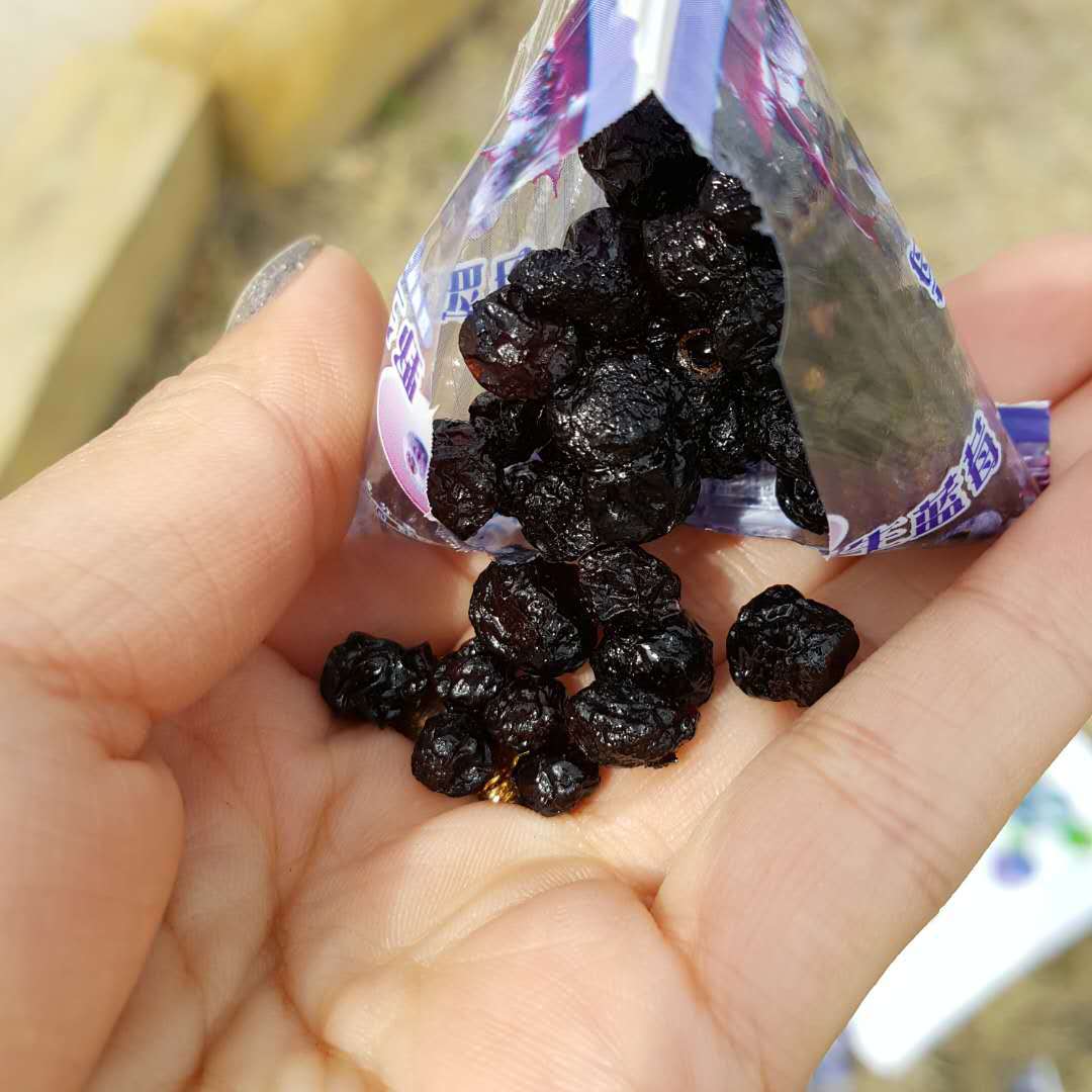 天然东北大兴安岭野生蓝莓果干250g 特产果干休闲食品 低糖无添加