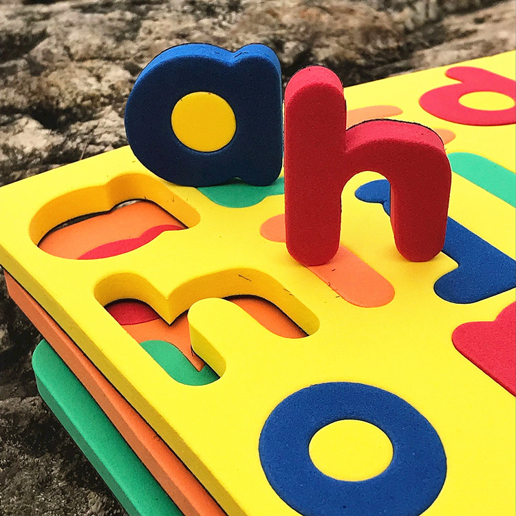 创意磁性泡沫拼图七巧板字母认知拼板儿童玩具冰箱贴儿童益智早教