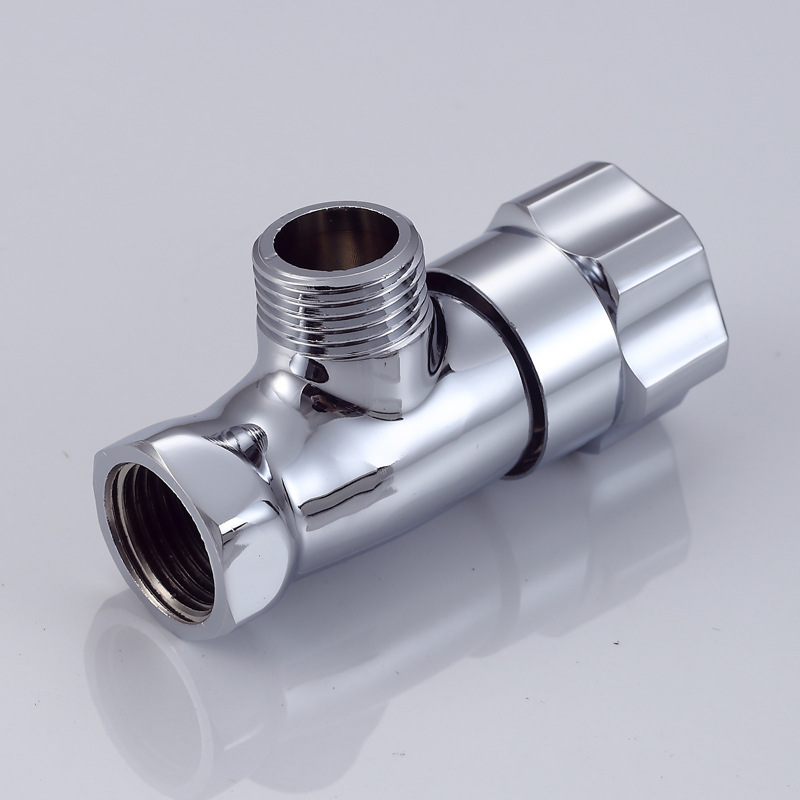 厂家批发铜主体内丝角阀 冷热通用三角阀 4分直通阀 内丝三角阀