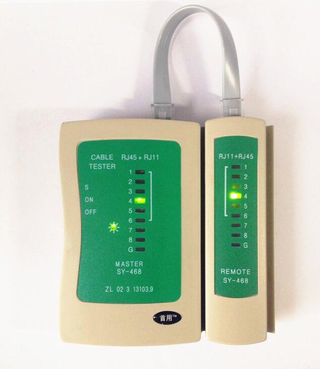 多功能测试仪468网络测试仪 rj45rj11网线电话线网络测试测线设备