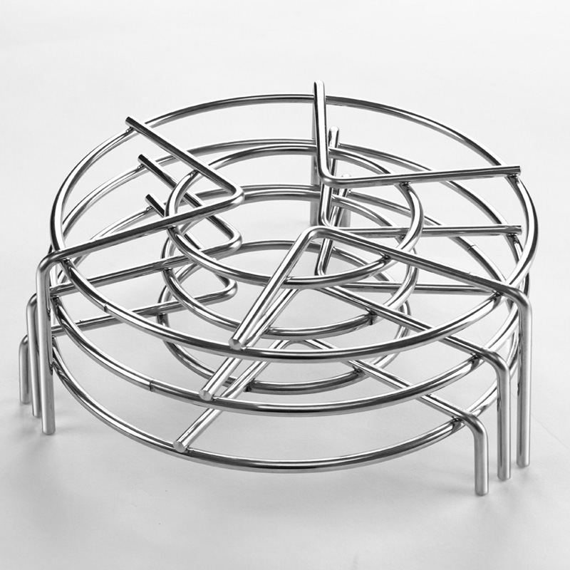 304不锈钢蒸架 隔水蒸饭架蒸锅架蒸菜架子 高脚蒸屉蒸格电饭锅煲